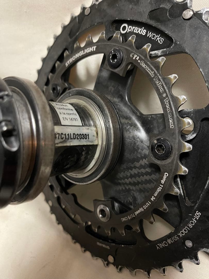 LOOK ZED2クランク　アウターインナーギアセット【値下げ】