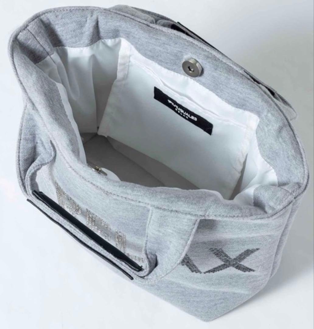 1PIU1UGUALE3 RELAX ラインストーンミニトートバッグ　新品未使用