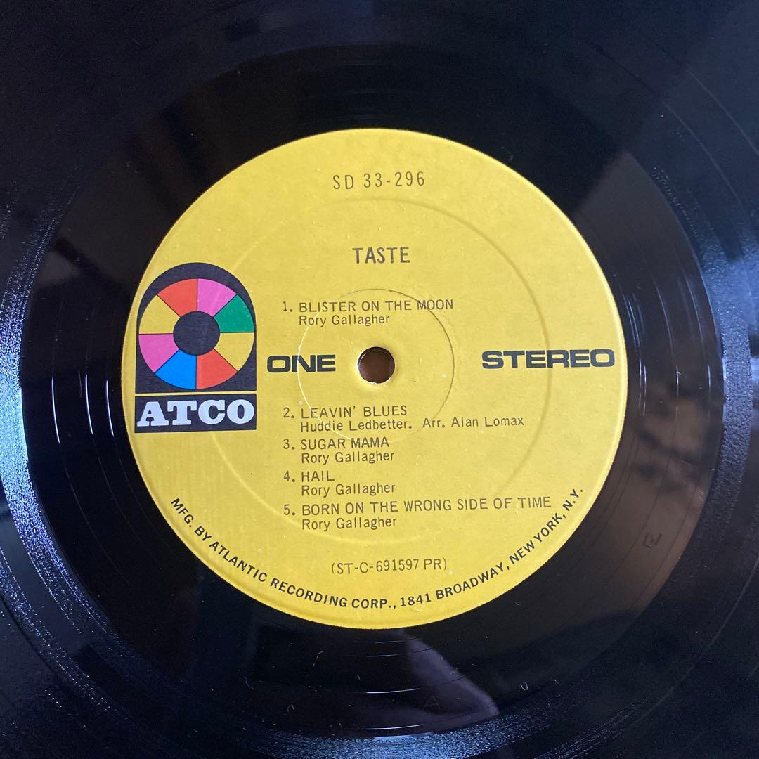 【希少盤】Rory Gallagher Taste US 1st Press！