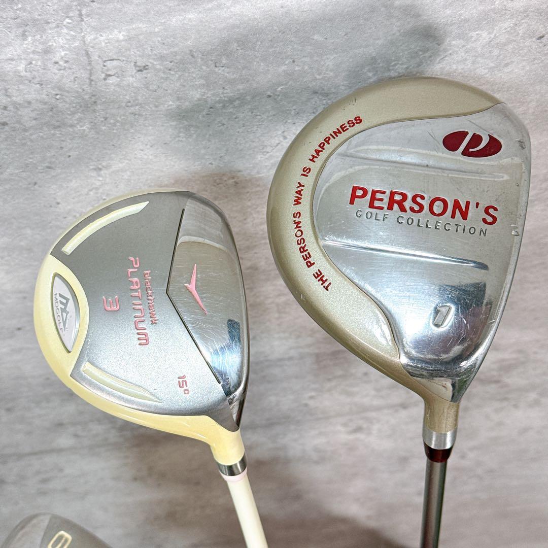 【初心者】 レディース ゴルフクラブセット ハーフセット 練習用 【K598】