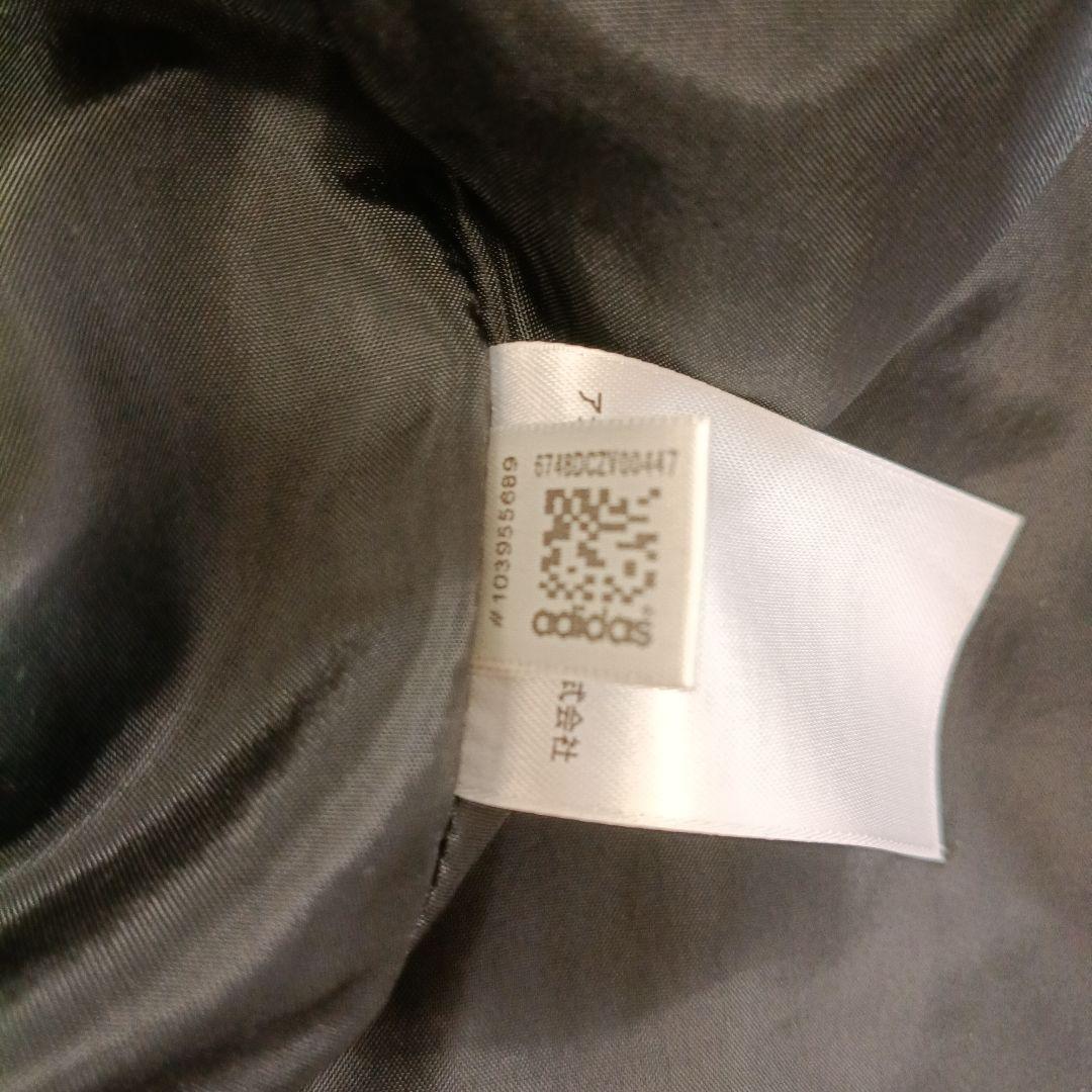 アディダス レザージャケット 羊革 ブラック レッド XL