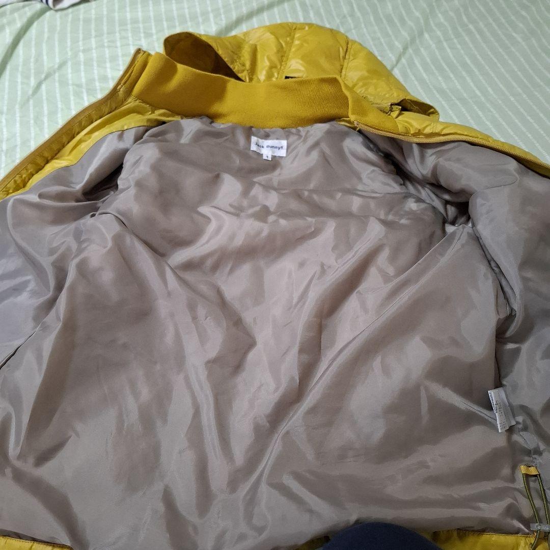 JACK BUNNY フード付きイエローダウンジャケット