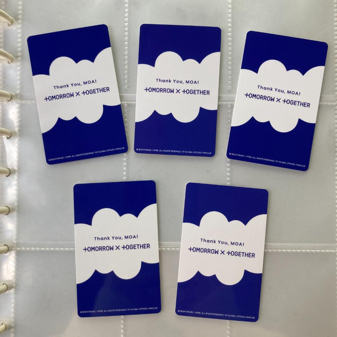 TXT HAPPY TOGETHER QUIZ トレカ5枚セット