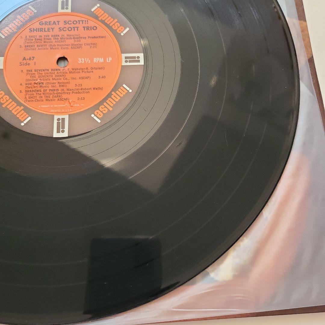★ＵＳオリジナル盤★『グレイト・スコット！！』シャーリー・スコット・トリオ