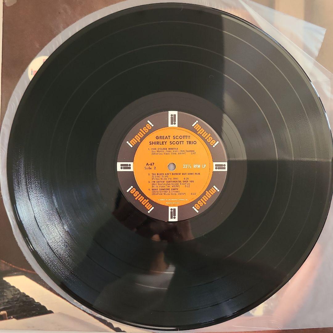 ★ＵＳオリジナル盤★『グレイト・スコット！！』シャーリー・スコット・トリオ