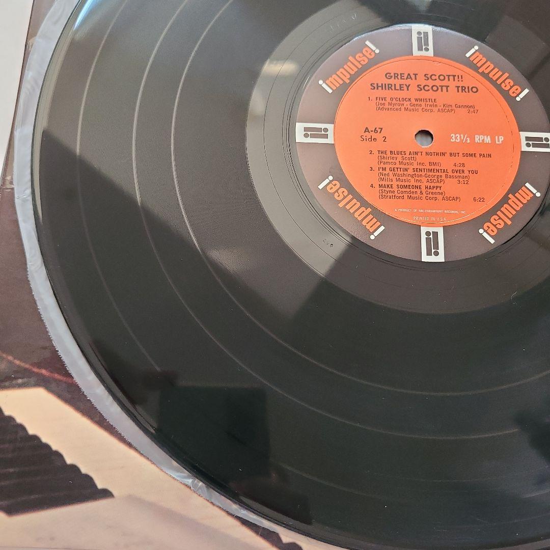 ★ＵＳオリジナル盤★『グレイト・スコット！！』シャーリー・スコット・トリオ