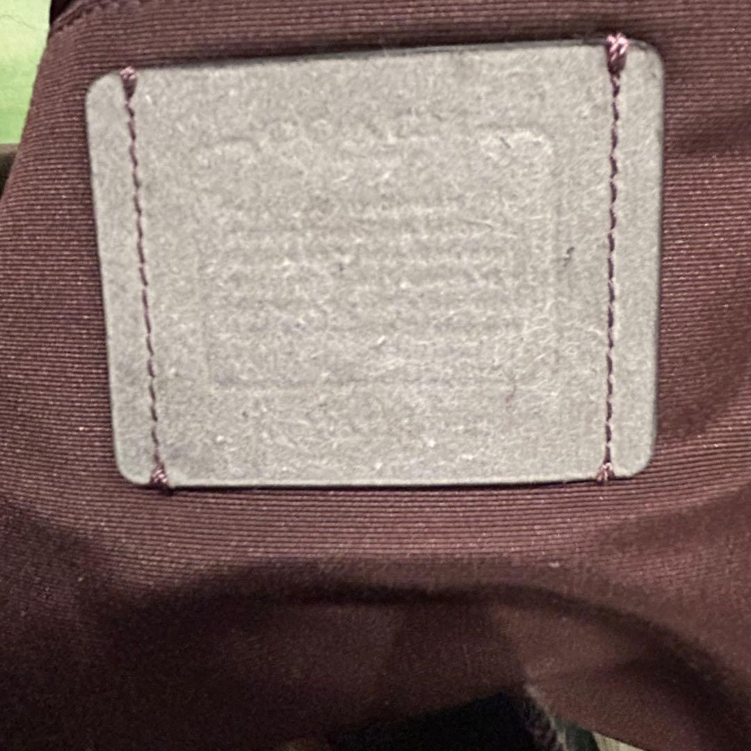 美品 COACH コーチ ダービー レザートート 58660 黒 本革 A4