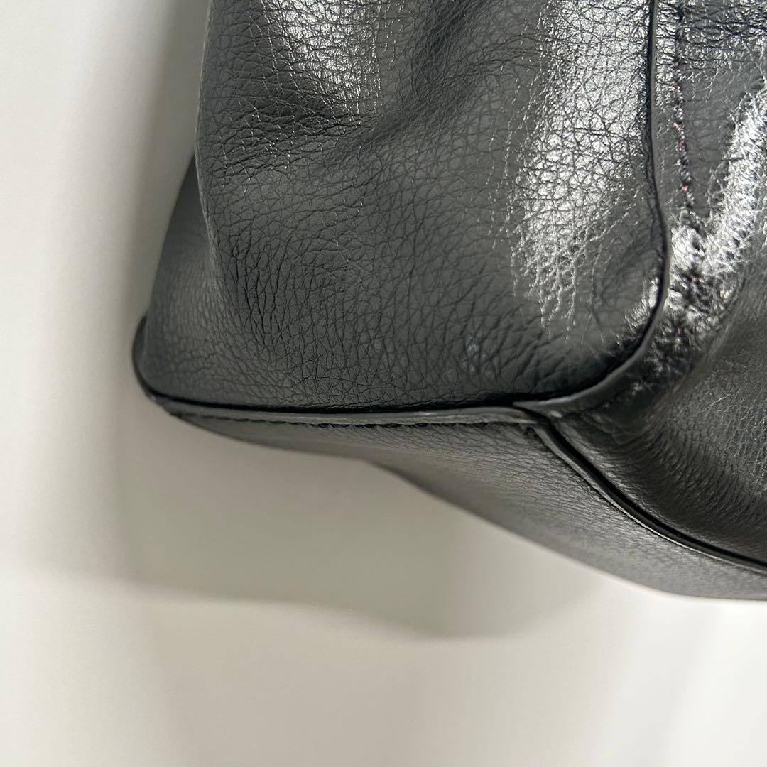 美品 COACH コーチ ダービー レザートート 58660 黒 本革 A4