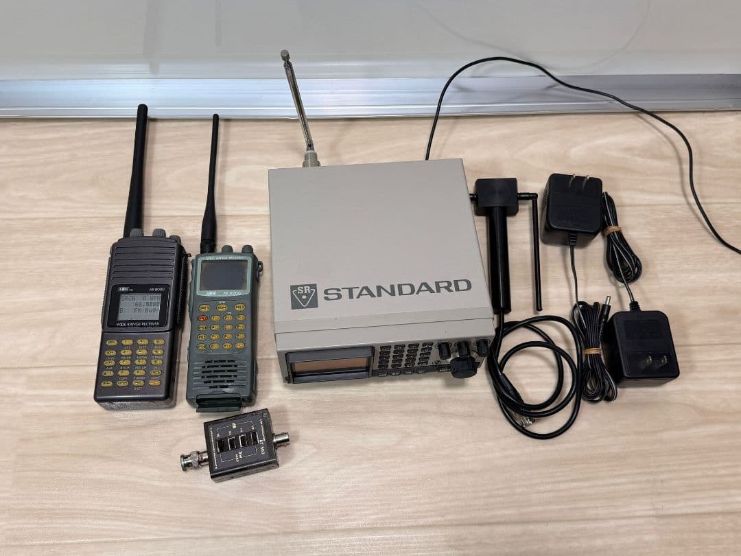 STANDARD AX700B,AR 8000,AR 8200 受信機