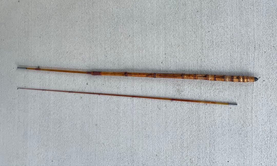 珍品☆手製和竿 8尺 2.4m 布袋竹 チヌ釣り ヘチ釣り 落とし込み ダンゴ