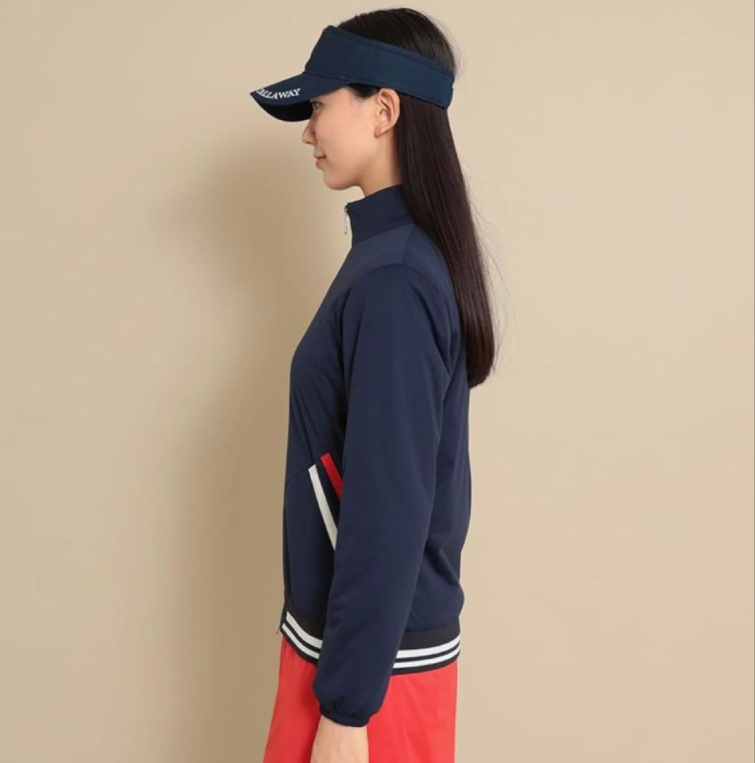 キャロウェイレディース スターストレッチ ふんわり裏地 ブルゾン 未使用タグ付M