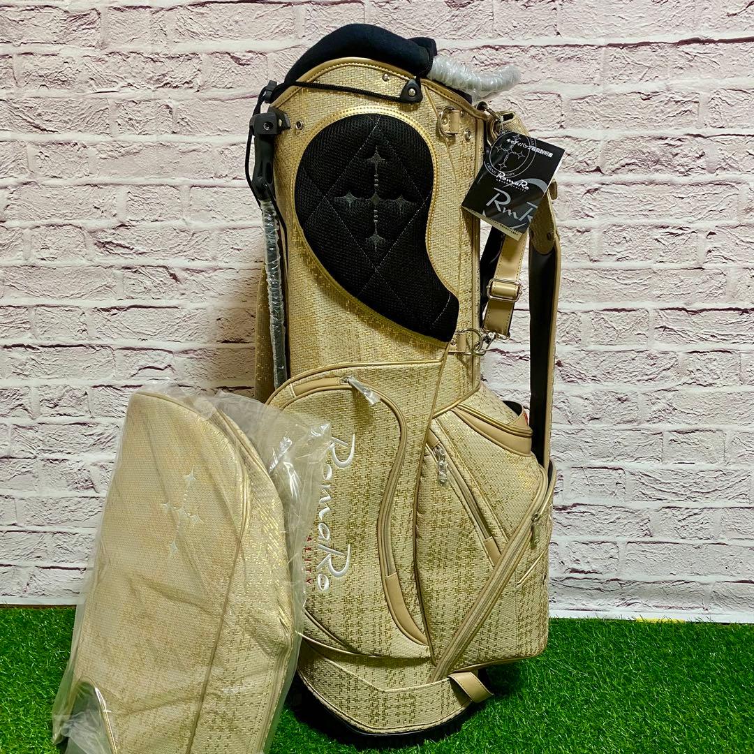 ロマロ キャディバッグ Premium Stand Bag ベージュ 新品