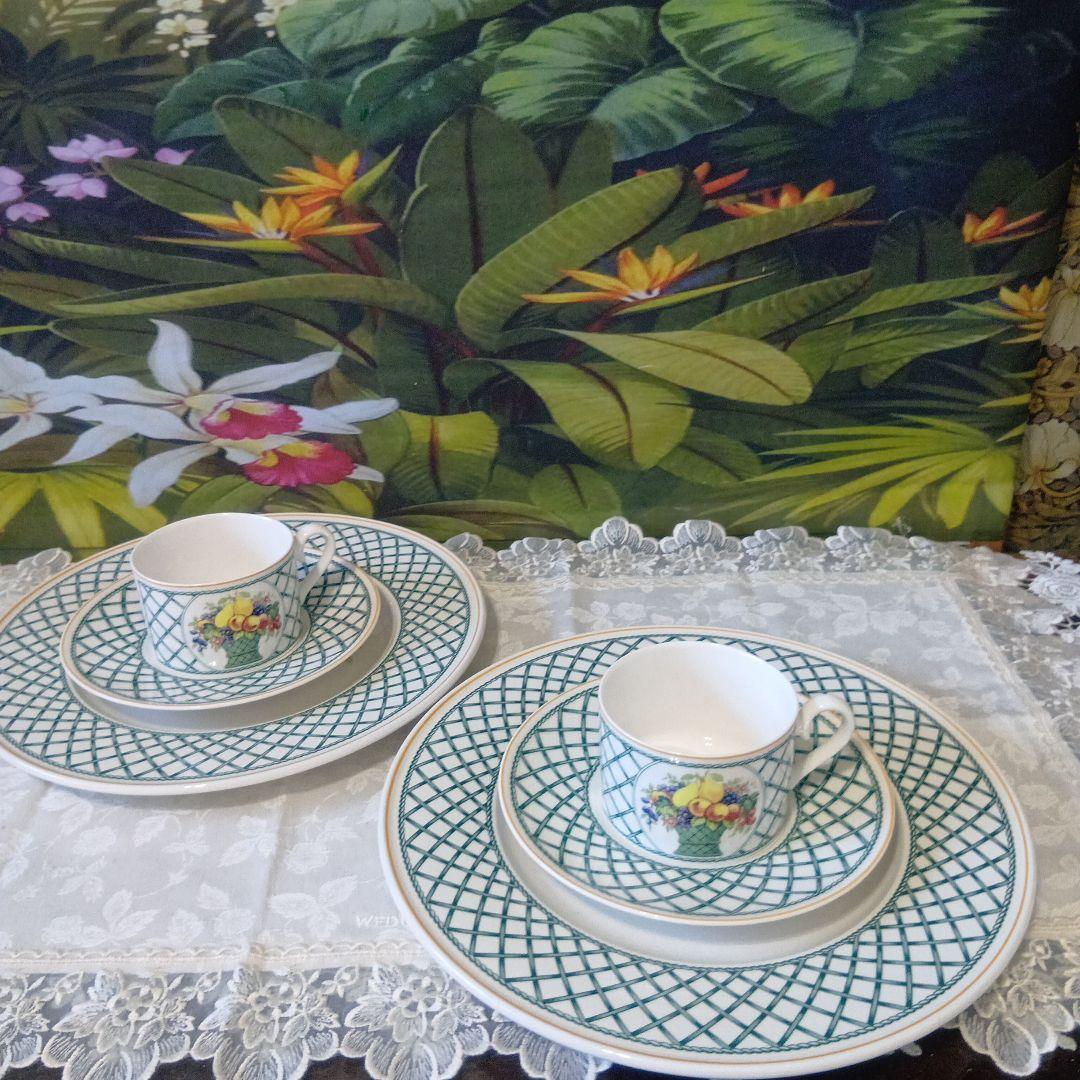 ❤ Villeroy & Boch 廃盤バスケット&バスケットガーデン セット