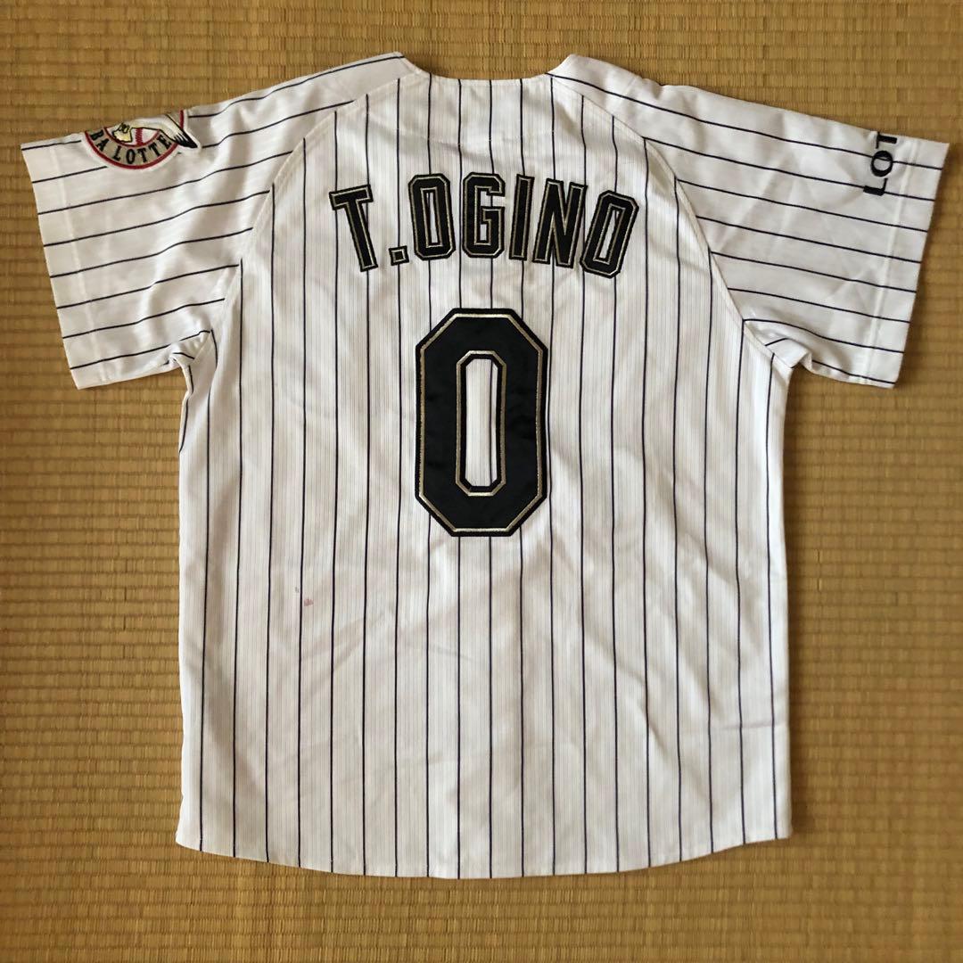 荻野貴司選手　千葉ロッテマリーンズ　ホーム ユニホーム Sサイズ