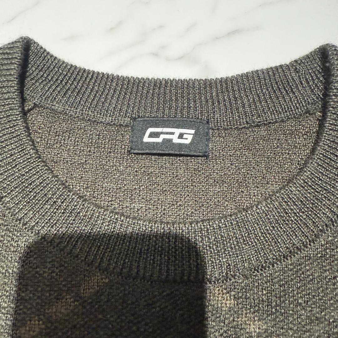 超美品 CPG GOLF シーピージーゴルフ ニット セーター グレー サイズ2