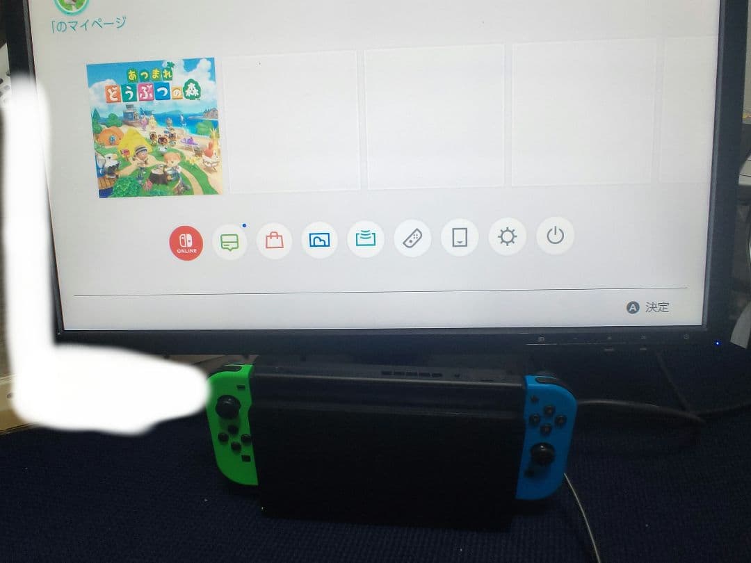 Nintendo Switch 本体 ブラック　動作不具合なし、バッテリー強化版