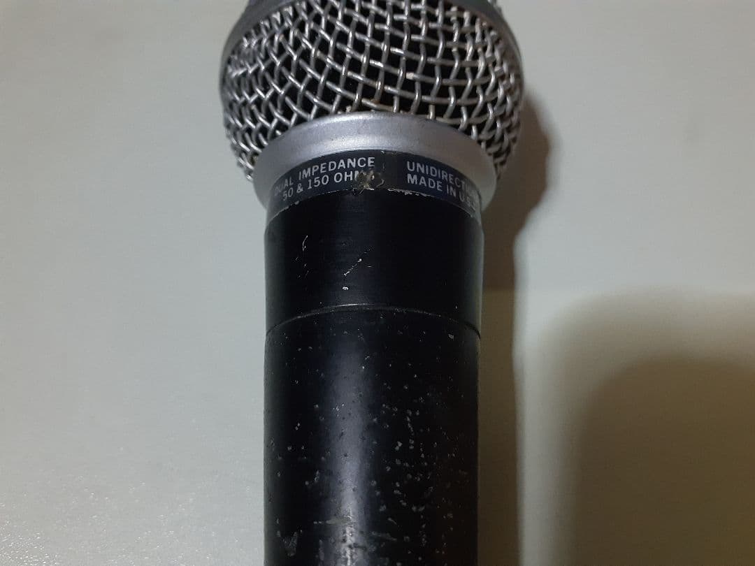 SHURE SM57 ポルシェロゴ　USA 傷あり　ビンテージ