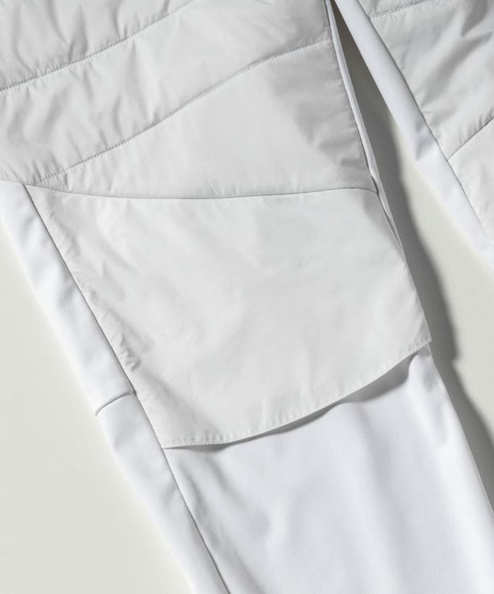 【新品】LUXEAKMPLUS 中綿ナイロンロングパンツ　M