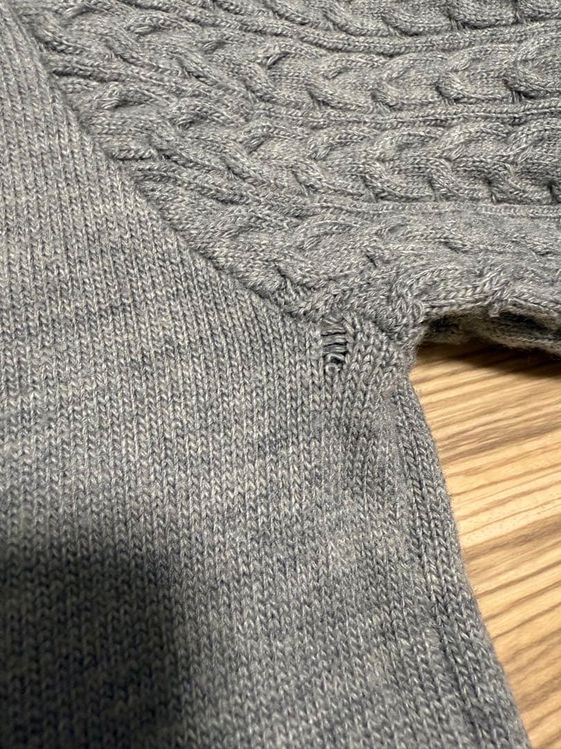  ゴルフセーター　グレーXL