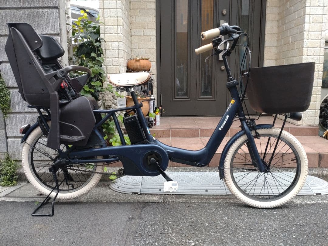 てぷら【パナソニックギュット】電動アシスト自転車★３人乗子供乗