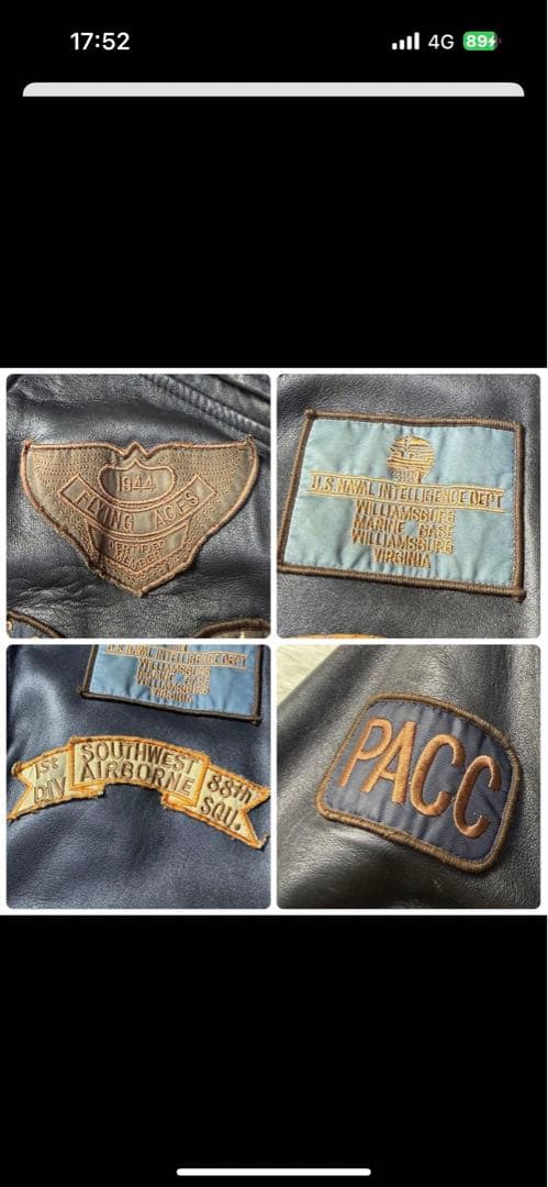 【90s】FREEDOM A-2フライトジャケット 牛革 ワッペン トップガン