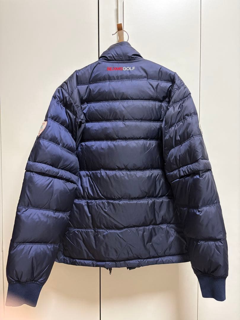 ADAMS GOLF ダウンジャケット L ネイビー