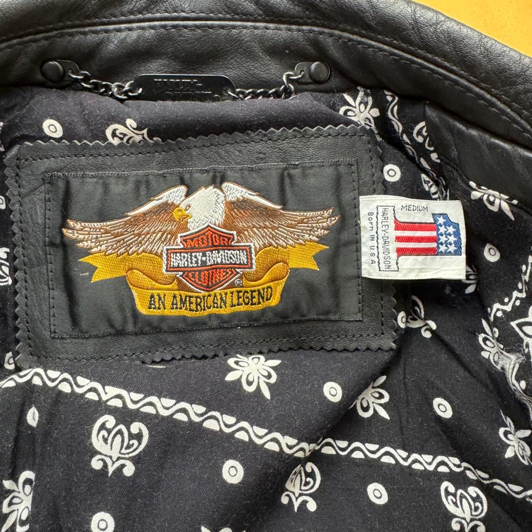 Harley Davidson ダブルライダースジャケット　ハーレー　USA製