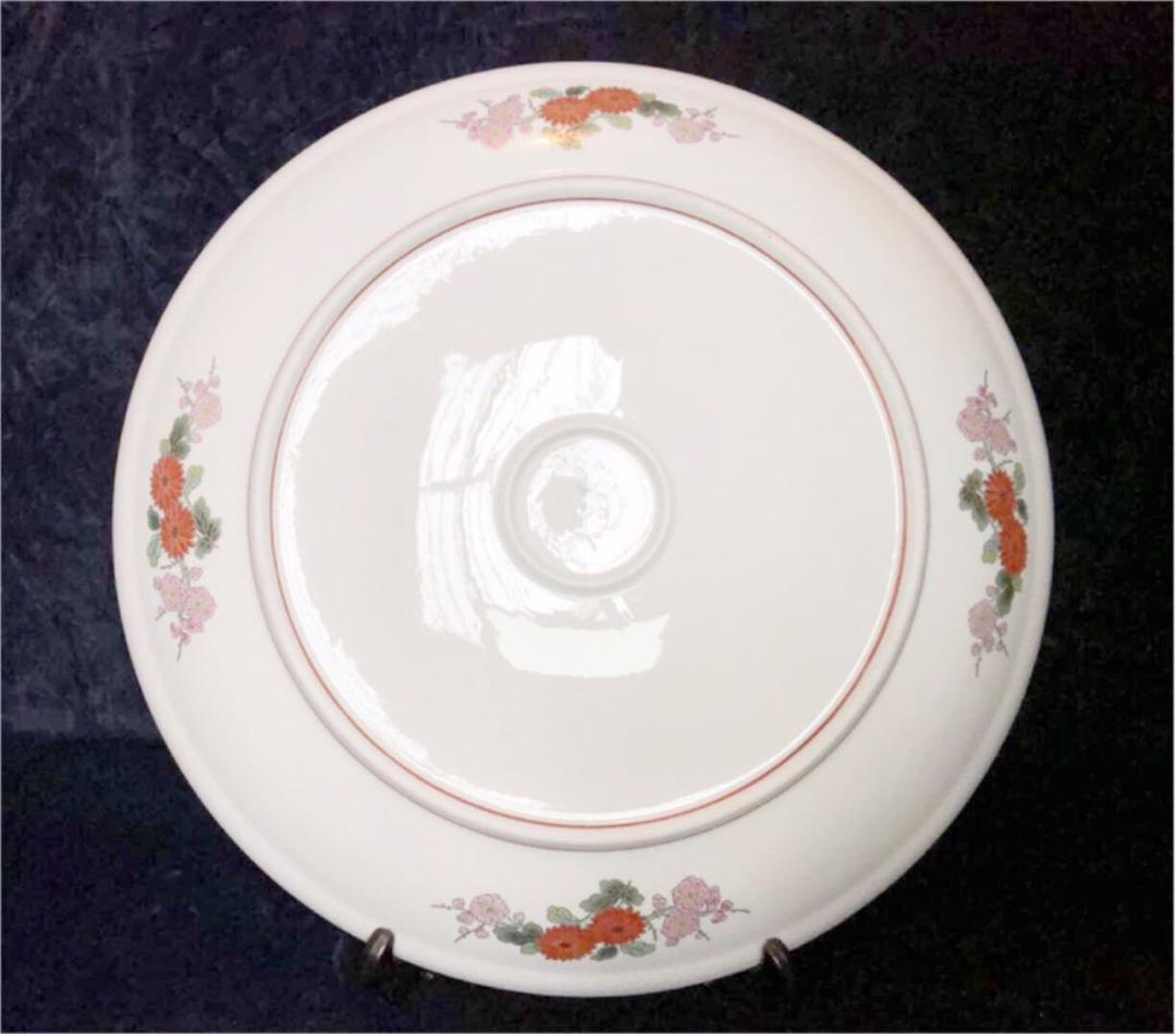 絵皿　大皿　幸山窯　額皿　小花柄　置物　陶器