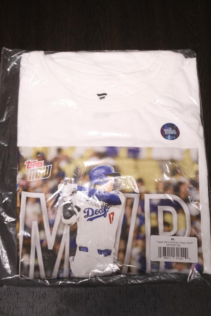 大谷翔平 838枚限定/ topp MVP 公式 Tシャツ　XL