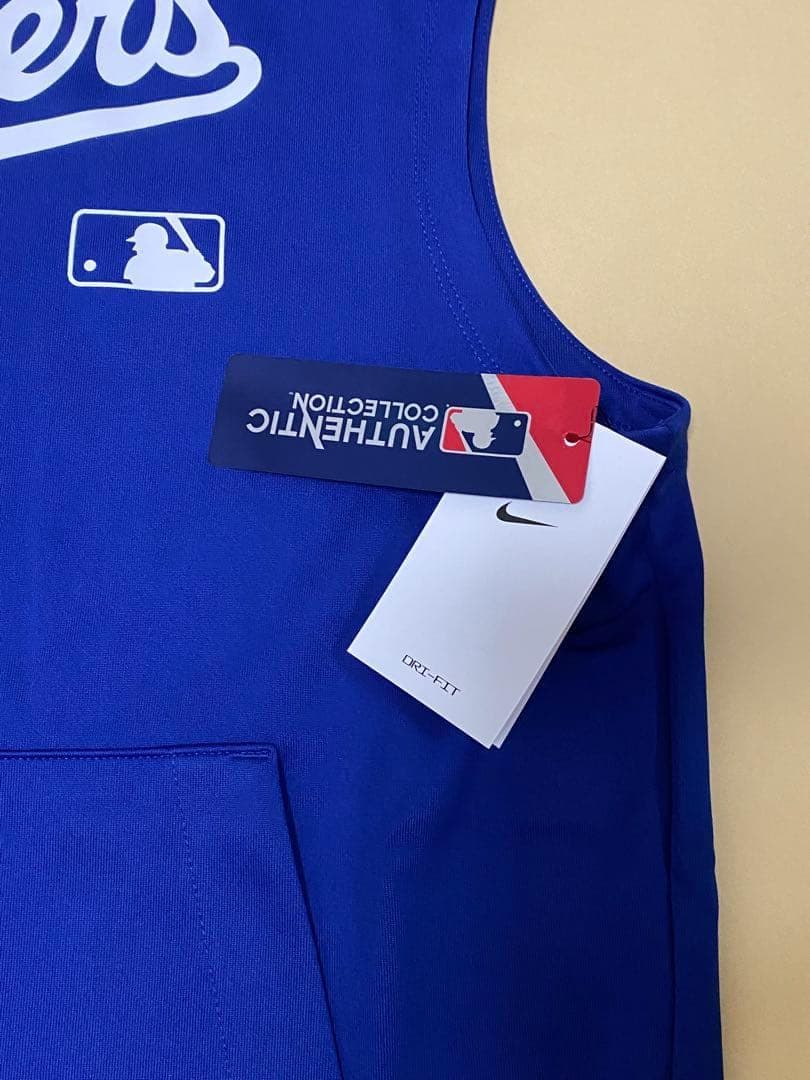 М　ナイキ　ドジャース　ノースリーブパーカー　オーセンティック大谷翔平山本由伸