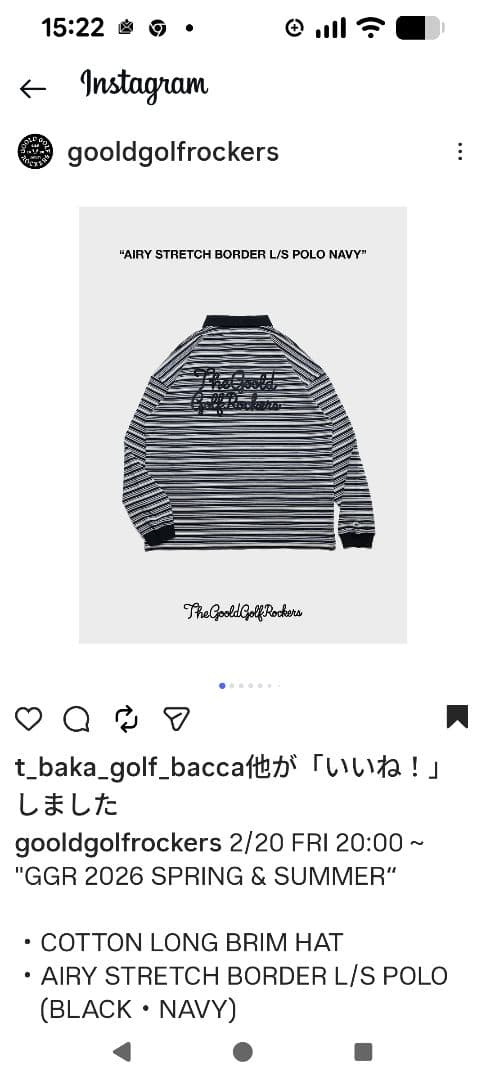 GOOLD GOLF ROCKERS 　ネイビー