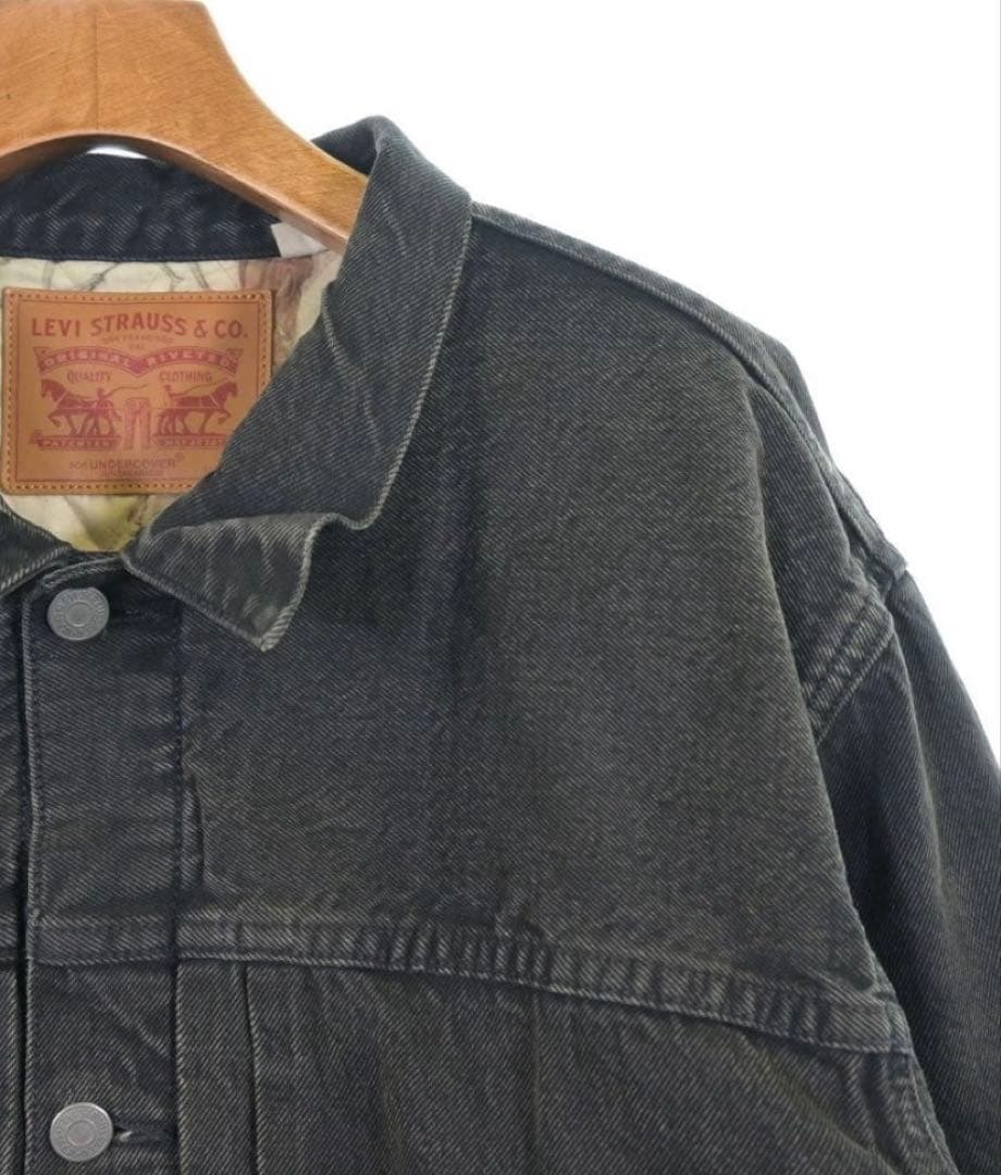 美品 undercover Levis コラボ ブラックデニムジャケット 2nd