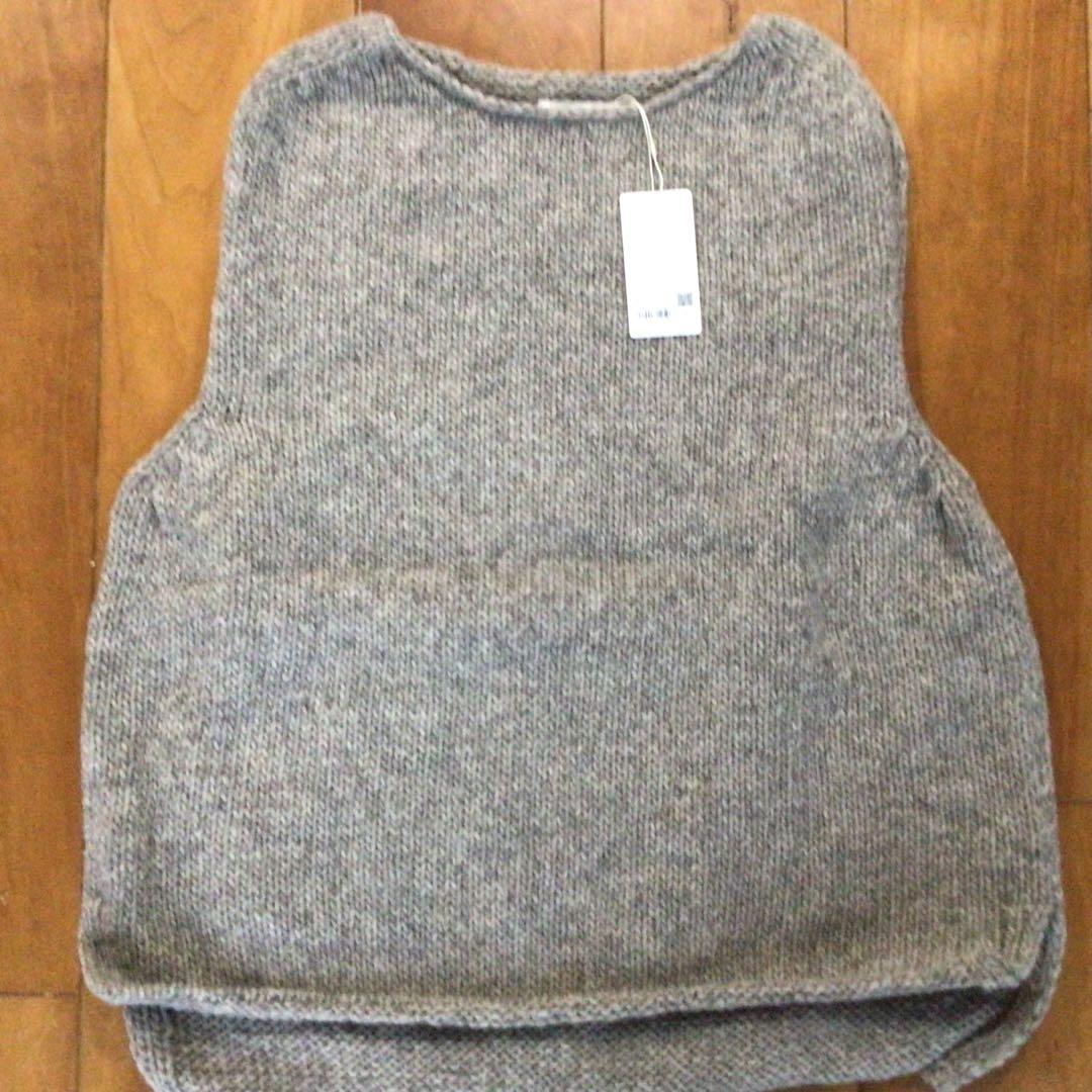 最終値下　かぐれ　ペルーニットベスト　アーバンリサーチ　新品