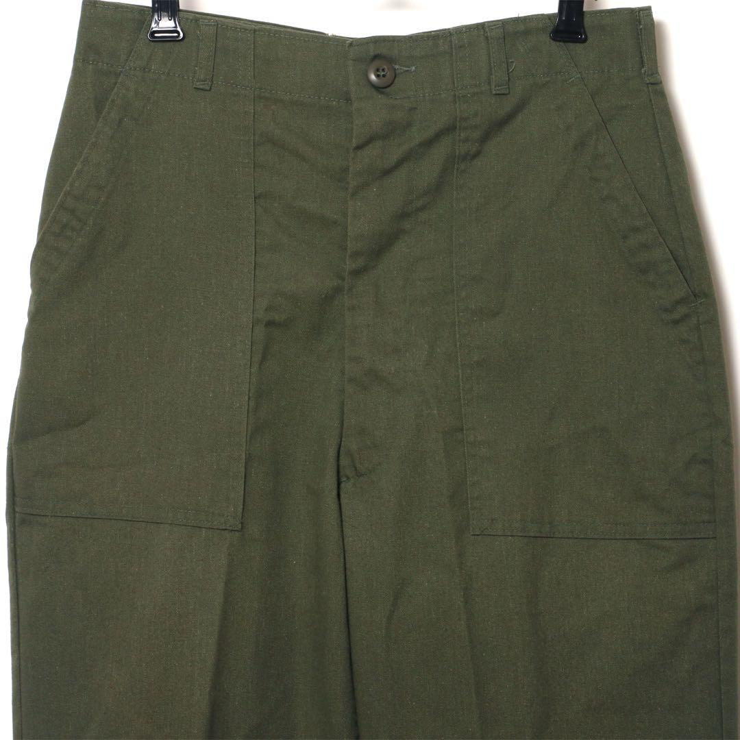 80s ベイカー パンツ OG-507 ユーティリティ 30 軍パン アメリカ