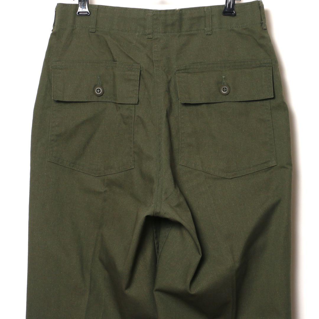80s ベイカー パンツ OG-507 ユーティリティ 30 軍パン アメリカ