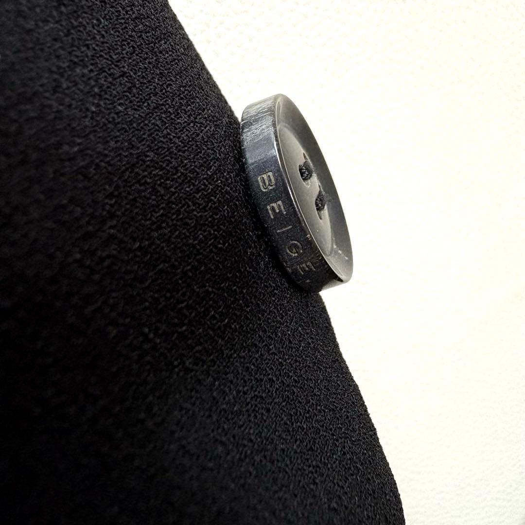 BEIGE ベイジDecade CINDY ジレベスト　ブラック　サイズ32