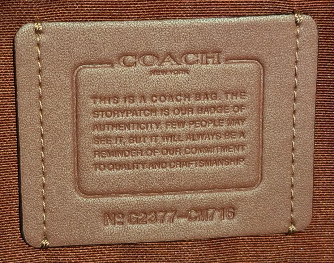 【美品 正規品】COACH ラージスミストート ブラックマルチ