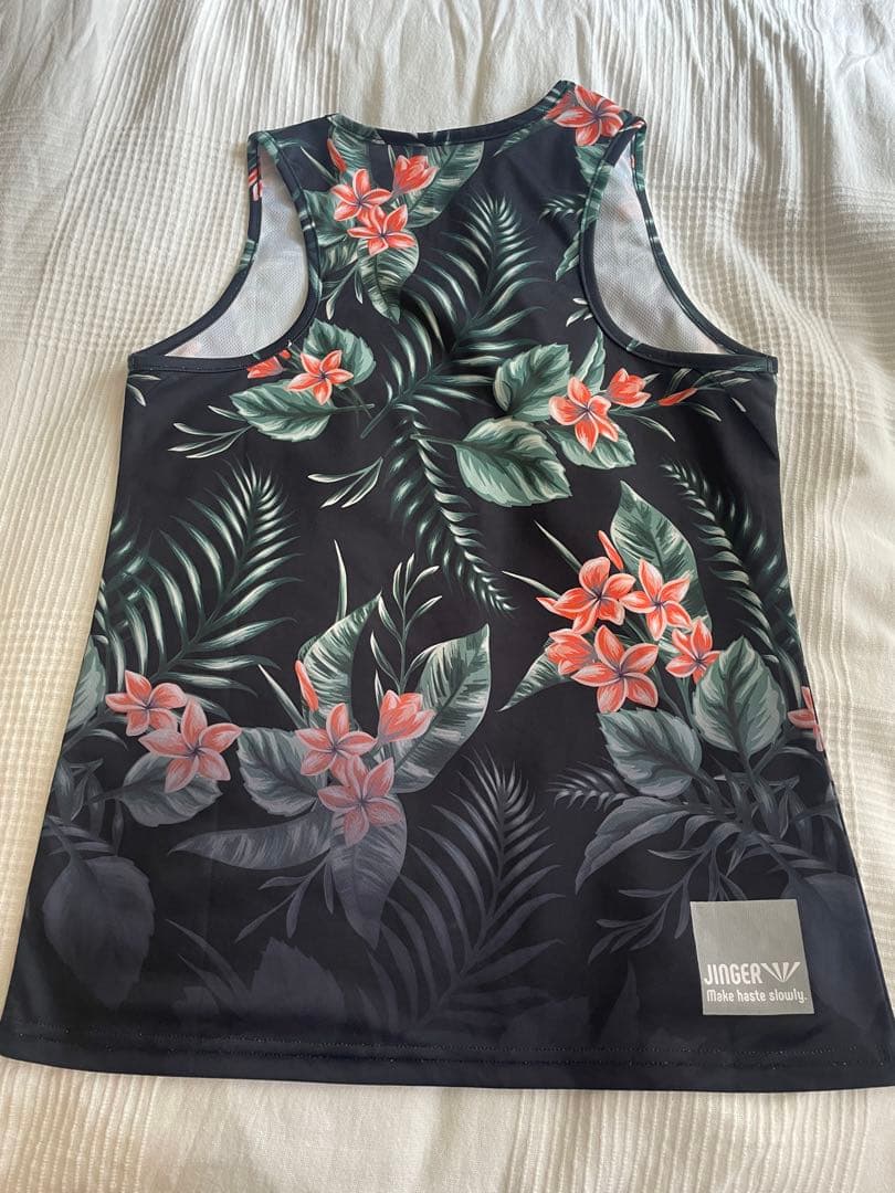 JINGER ランニングタンク&マルチポケット付ランニングパンツ セット