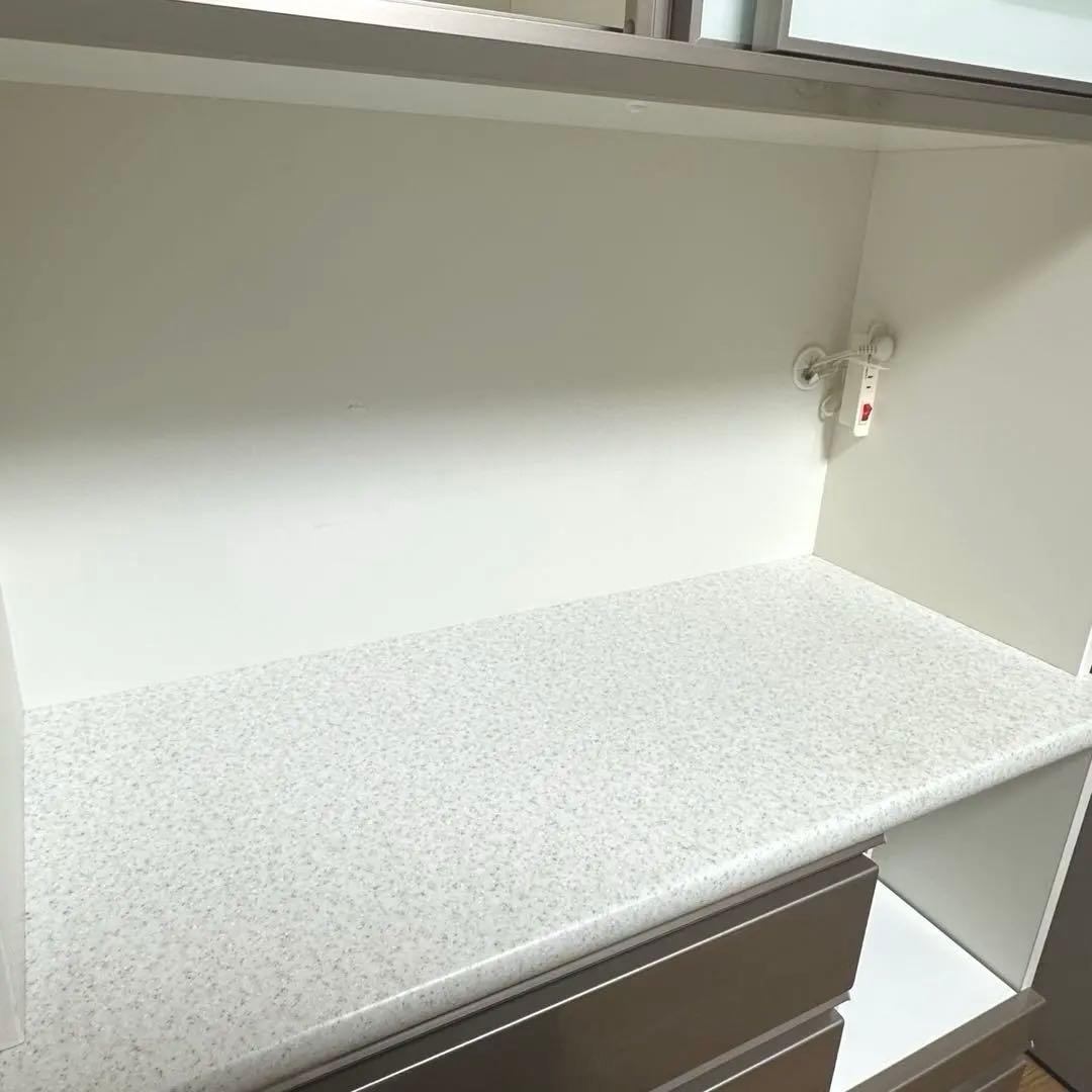 ニトリ キッチンボード　アルミナ2 横幅100食器棚　キッチンカウンター