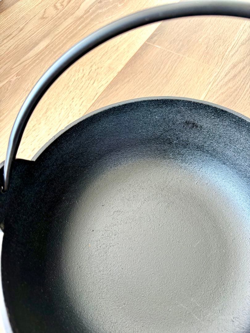 南部鉄器鍋 木製蓋付き