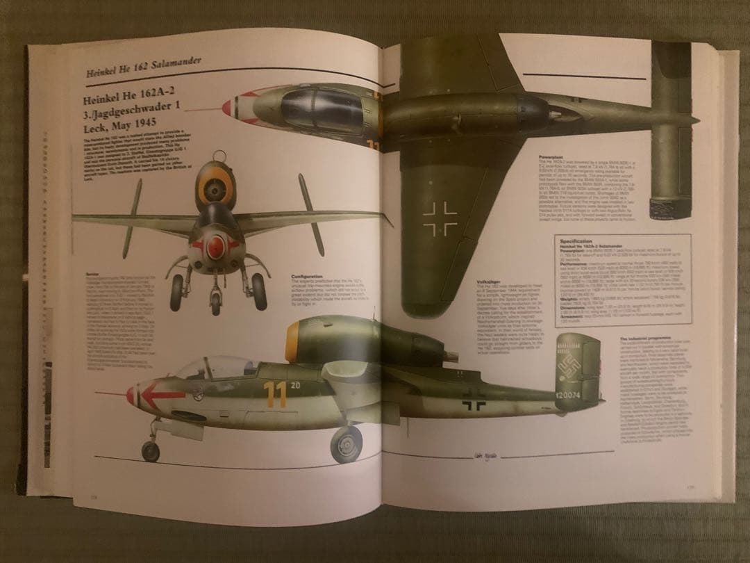 WARPLANES OF THE LUFTWAFFE 他1冊　写真集