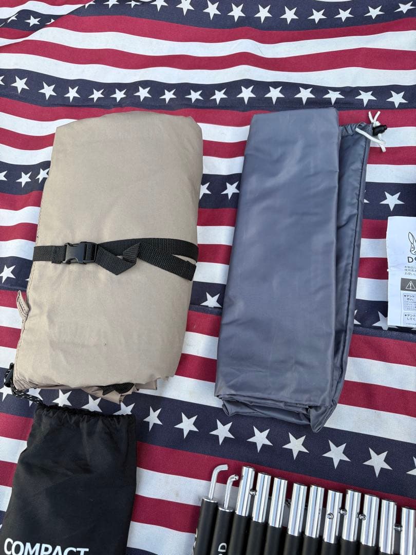 DOD WALLABY TENT グランドシート コンパクトタープポールセット