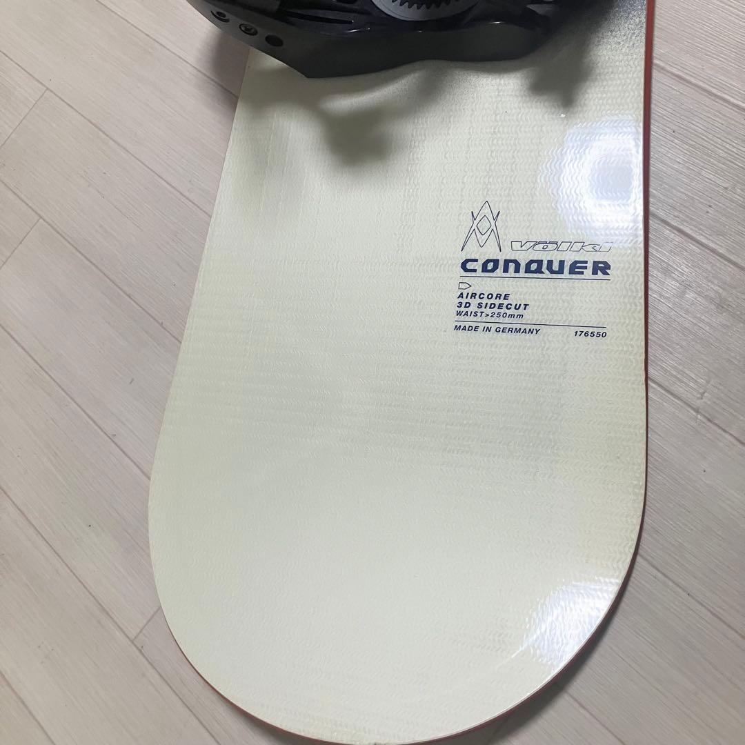 【美品】バック付/Volkl CONQUERフォルクルスノーボード152バインM