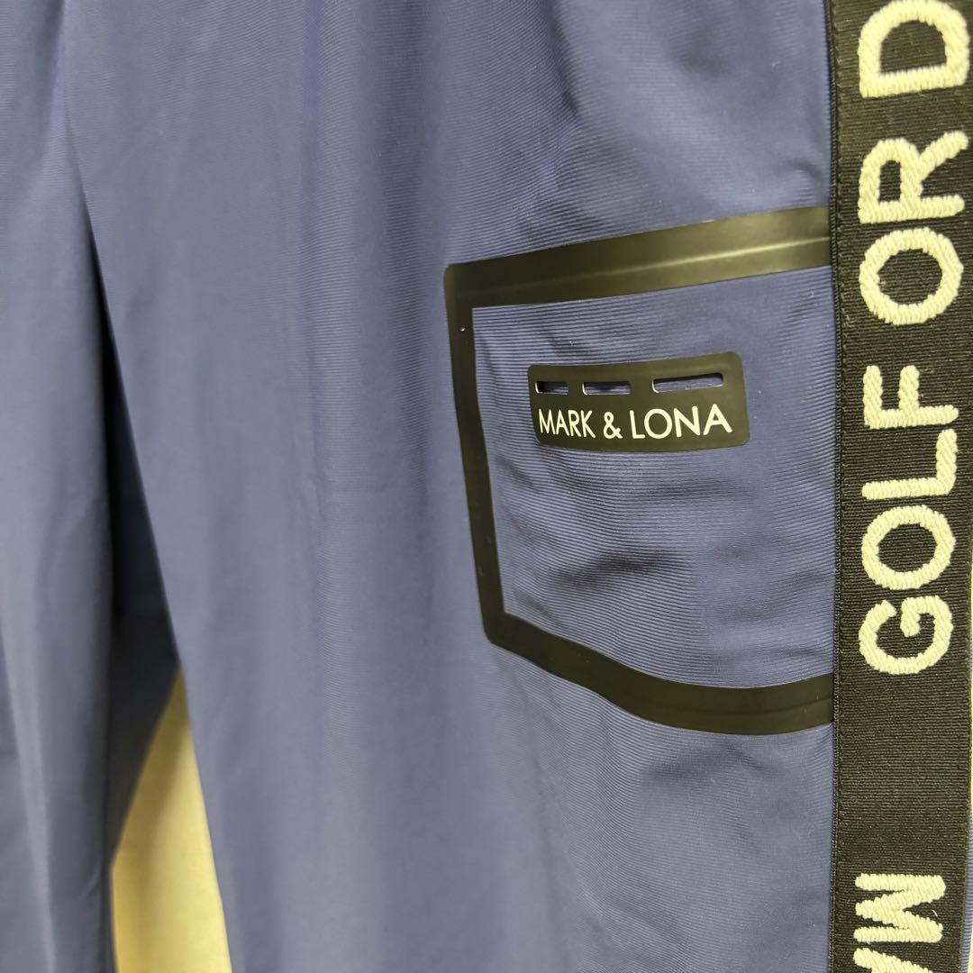 MARK & LONA ネイビー ストレッチゴルフパンツ 48（JP:L相当）