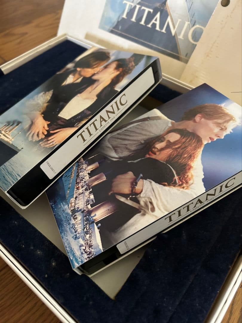 値下げ、プレミア　タイタニック('97米) 英語台本　ポストカード　VHS