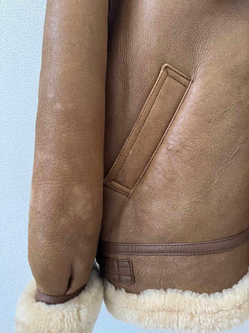 ムートンジャケット　本革　ムートン