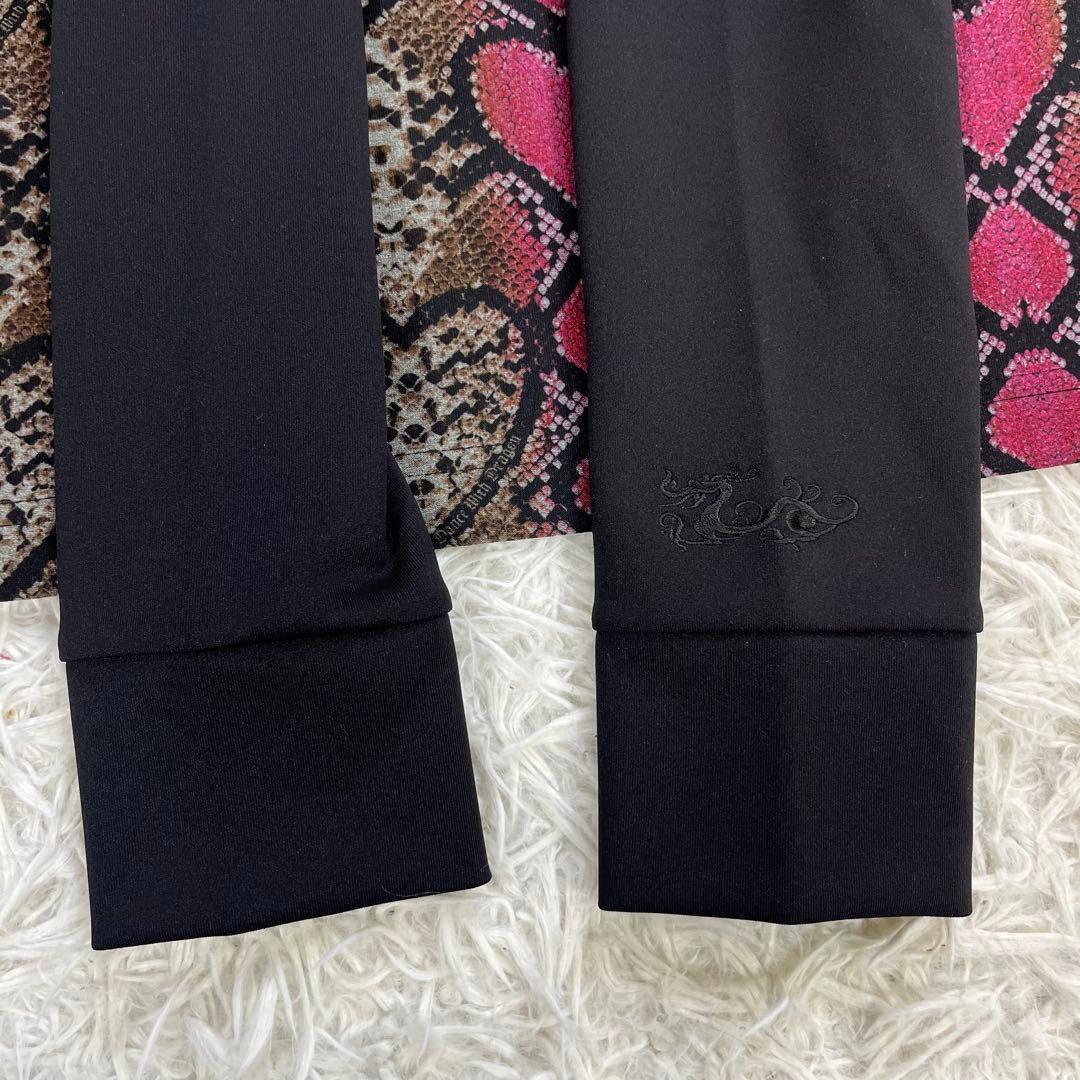 【美品】DANCE WITH DRAGON セットアップ 総柄 M パイソン柄