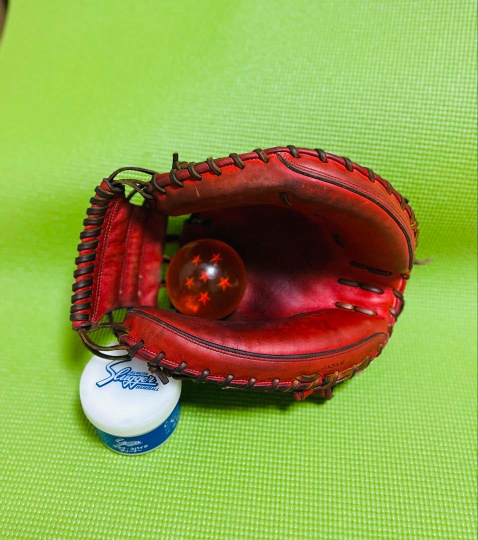 【爆音】日本製　Wilson staff ウィルソン　硬式 キャッチャーミット