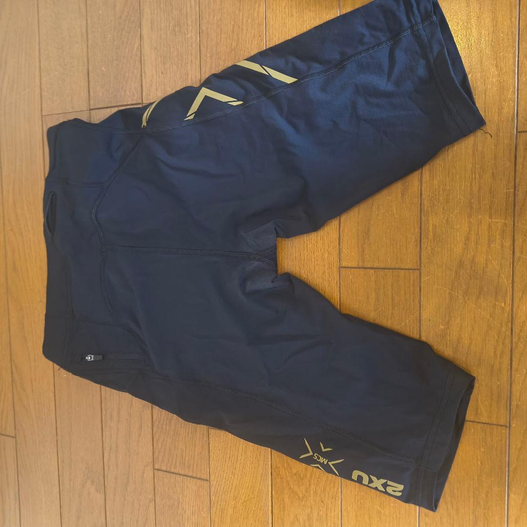 2XU メンズ Sサイズ ハーフタイツ　ブラック
