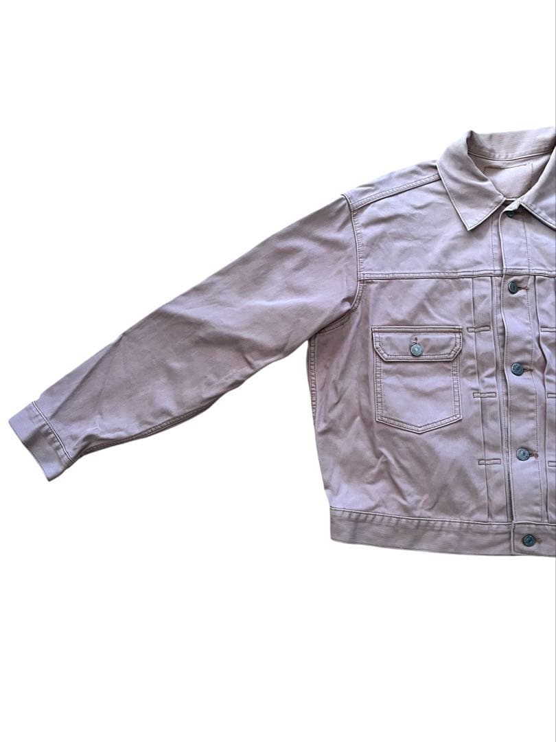 DENIMEドゥニームセカンドタイプ ピケ トラッカージャケットジージャン L